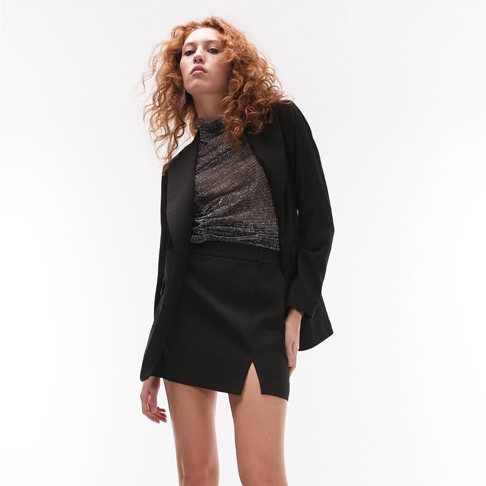 Side slit mini skirt NWT